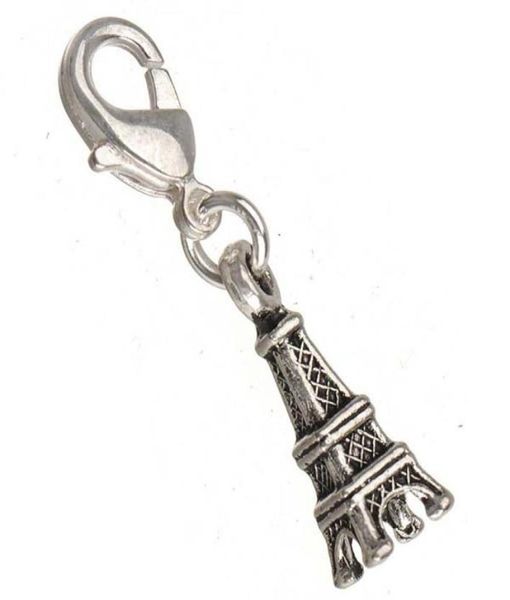 

tower charms with clasps antique silver metal small paris eiffel new diy fashion jewelry accessories and fittings necklaces bracel3816334, Bronze;silver