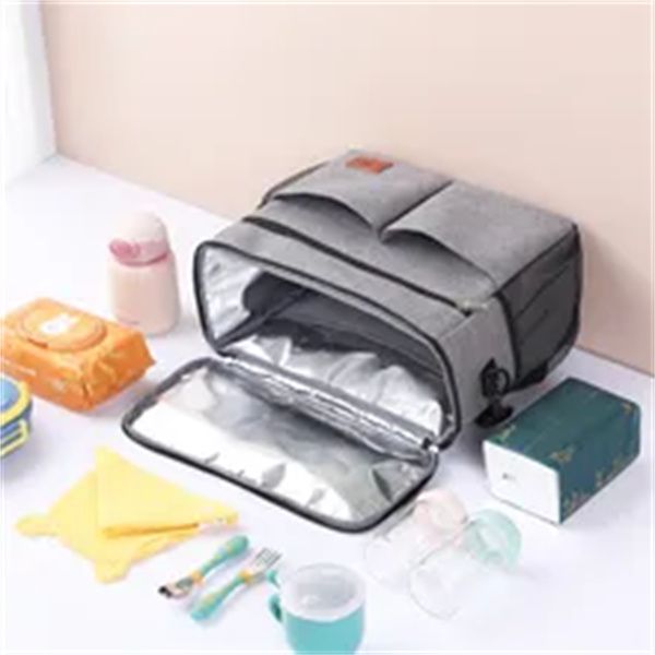 

stroller diaper bags maternity bag for baby portable mother baby bag waterproof diaper bags multifunction travel back pack a2, Black