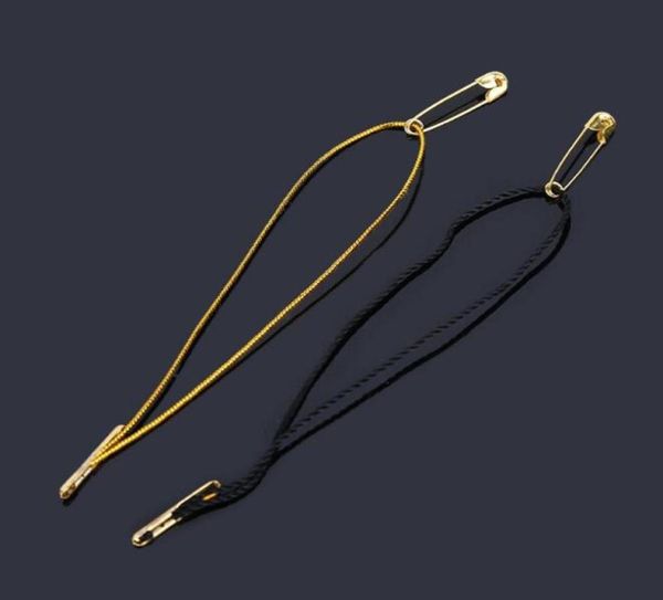 

1000 pcs hang tag string with safety pin good for garment and bag tags 6144652, Silver