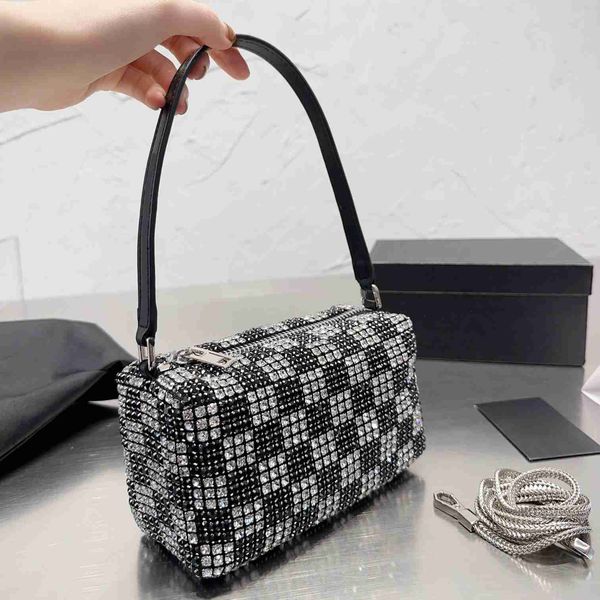 

aw diamonds tote bag women fashion shoulder bags glitter designer bag ladies mini luxury designers handbag fashion classic cross body purse