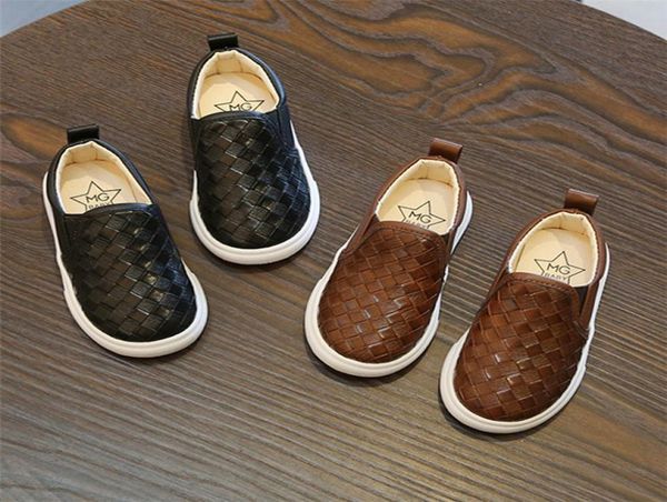 

baby kids shoes children sneakers fashion autumn pu leather upper leisure leather shoes comfortable soft soles kids lattice patter5331936, Black;red