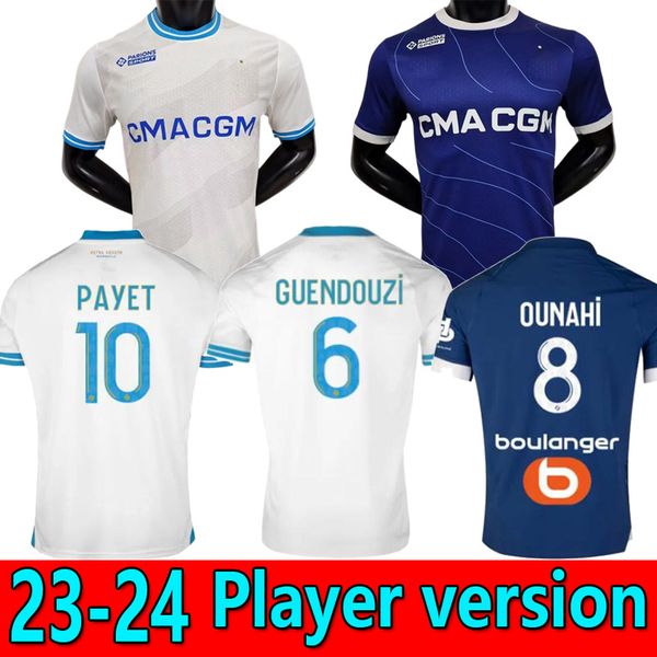 

marseilles king payet guendouzi 23 24 soccer jerseys clauss alexis om 2023 2024 cuisance football shirts men player version veretout under n, Black;yellow