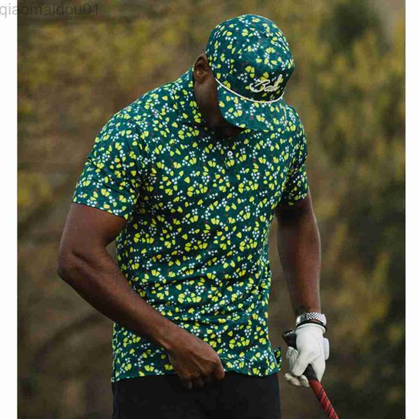 

diy t-shirt 2023 men's golf wear short sleeve polo t-shirts golf apparel tenis shirt breathable fabric outdoor sport casual golf summe, Black
