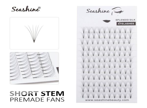 

seashine drop 6d short stem pre fans eye lashes russian volume individual false eyelash extension manufacturer1106496