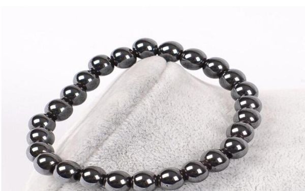

mens healing 6mm 8mm black gallstone hematite buddha beads couples health semiprecious stone men women bracelet jewelry3466848