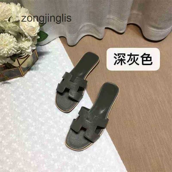

slippers organ bear her designer shoes designer oran women sandal slipper 2023 summer wear leater flat beac one mnrf