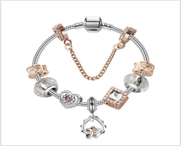 

valentine039s day valentine039s day hollow love bracelet personalized crystal beaded bracelet11483253960, Golden;silver