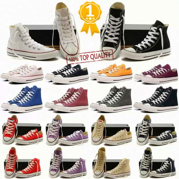 

all star 1970s casual shoes sports stars low high classic white blakc canvas 1970 shoe mens womens sneakers trainer canvas chuck 70 chucks 7, Black