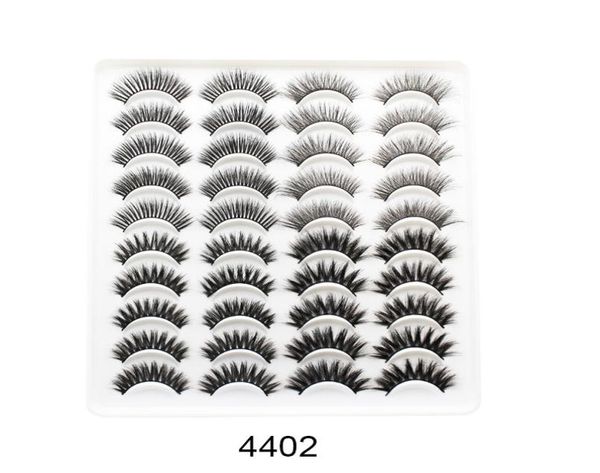 

new whole eyelashes 20 pairs faux 3d mink lashes natural false eyelashes makeup cilios thick mink eyelashes1438645