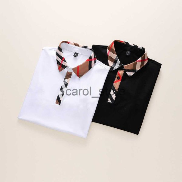 

men's t-shirts 2022 designer luxury mens polo shirts t-shirt fashion business casual short sleeve 100% cotton breathable summer clothi, White;black