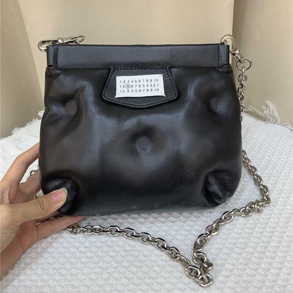 

margiela fashion lingge majira shoulder bag crossbody cloud bag chain strap underarm pillow bag soft sheepskin bag