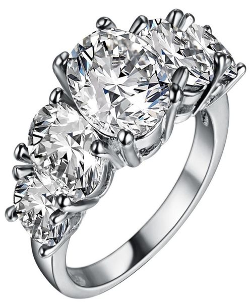 

925 sterling silver ring diamond ring five stone ring0121201551