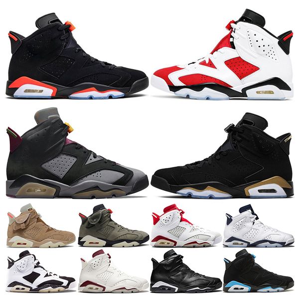

outdoor 6s basketball shoes unc bordeaux electric green carmine infrared olive hare alternate maroon oreo midnight navy mens womens sports s