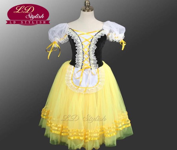 

giselle degas ballet tutu dress peasant ld0003d yellow giselle tutu dress girls romantic tutu dress ballet dresses for adults9160395, Black;red