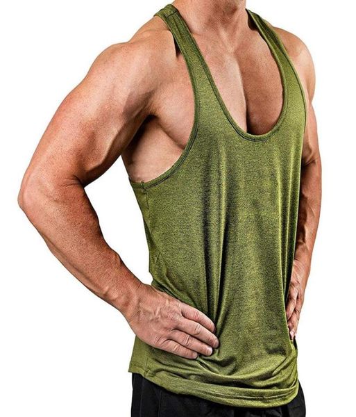 

men039s tank men sports solid color sleeveless fashion tees man for male4748169, White;black