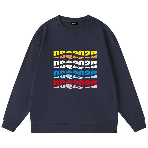 

new men's hoodie men's fashion relaxed casual wear icon sweater men's spring and autumn round neck long sleeve t-shirt youth, Black