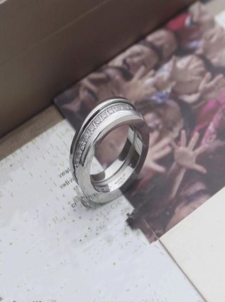 

fashion men women silver couple ring diamond pave inlay stainless steel lead nicklle luxury style gift wedding r8225742