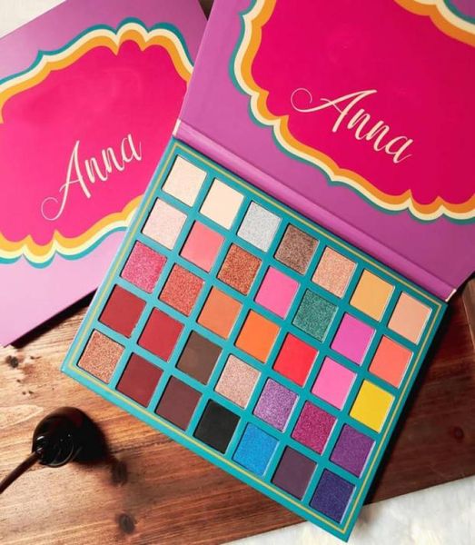 

makeup palette anna 35colors eye shadow palette shimmer matte dhl sh eyes shadows2628159