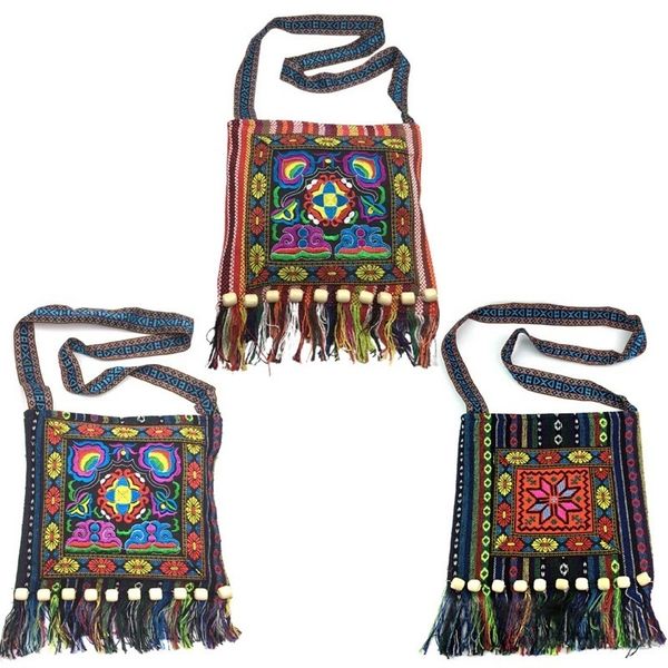 

evening bags vintage hmong tribal ethnic thai indian boho shoulder bag message for women embroidery tapestry tote messenger 230714