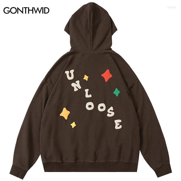

men's hoodies hoodie sweatshirt hamburger fries print hooded streewear men women hip hop fashion casual cotton loose pullover, Black