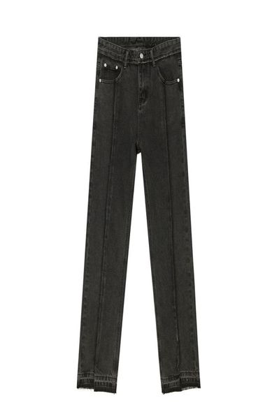 

mens vintage old split high street hip hop slim fit denim trousers japan korea style pant male casual jeans pants1816109, Blue