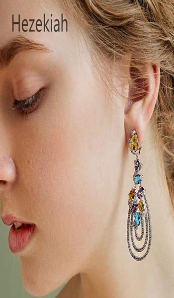 

hezekiah s925 tremella needle earrings personality fashion women039s dance party superior quality long form eardr2947960, Golden