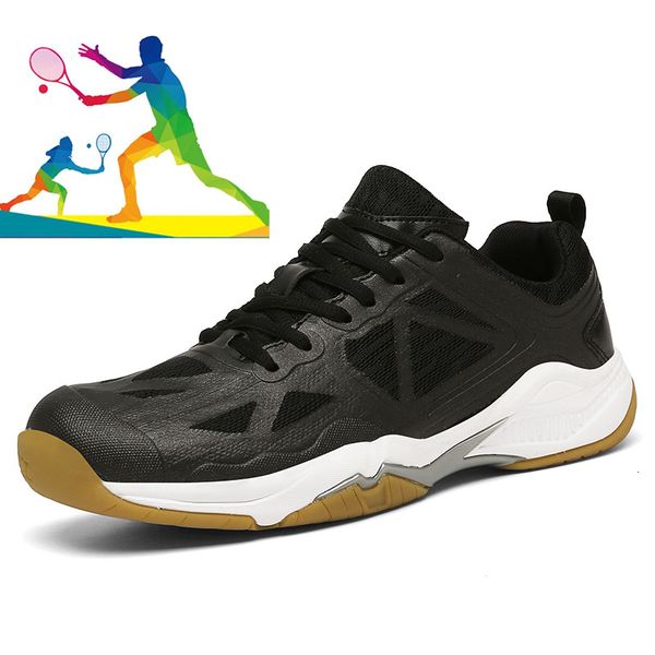 

dress shoes men's and women's tennis sports men's table tennis sneakers men's fitness training volleyball shoes men&#039, Black