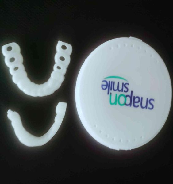 

the fourth generation instant smile silicone artificial tooth braces whitening paste smile false braces9932755