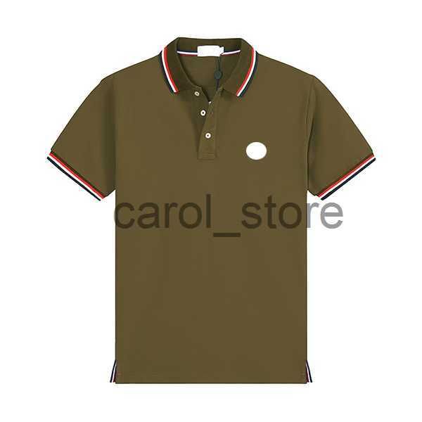 

men's t-shirts 6 colors basic mens polo shirt men t shirt chest embroidery polo shirts summer tshirts france luxury brand tee man size, White;black