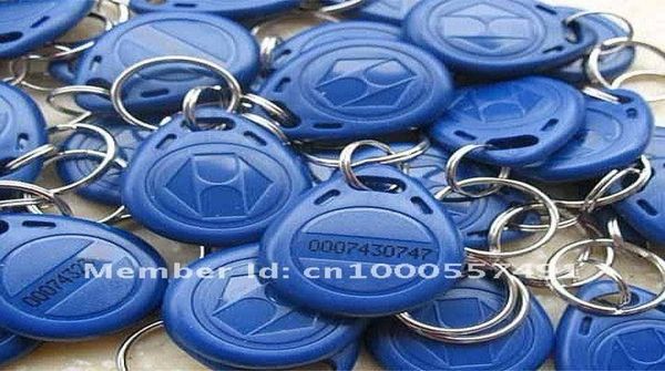 

rf proximity em card key fob 125khzshape cardkey fob tags min100pcs9118538