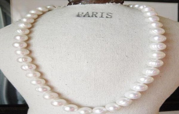 

fine pearls jewelry new 18quot 1112 mm south sea natural white pearl necklace 14k gold clasp2731472, Black