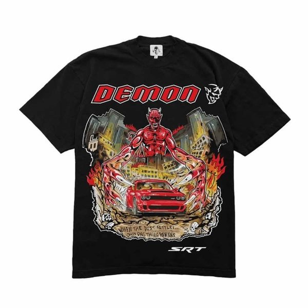 

warren dodge auto culture same t-shirt fashion loose sleeve shirt men, White;black