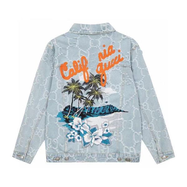 

2023designer denim jacket women's gentleman jacket classic parisian embroidery style denim jacket jacket casual outerwear, Black;brown
