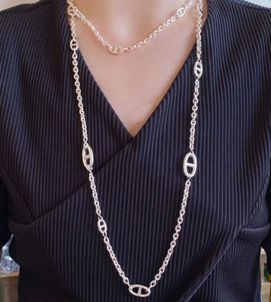 

necklace farandole h for women designer couple 925 silver t0p advanced materials official reproductions brand european size exquisite gift 0