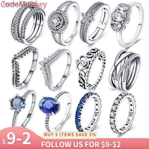 

925 sterling silve rings for women wholesale popular flower lucky rings for women jewelry making dorpshipping rings 2022 trend l230704, Golden;silver