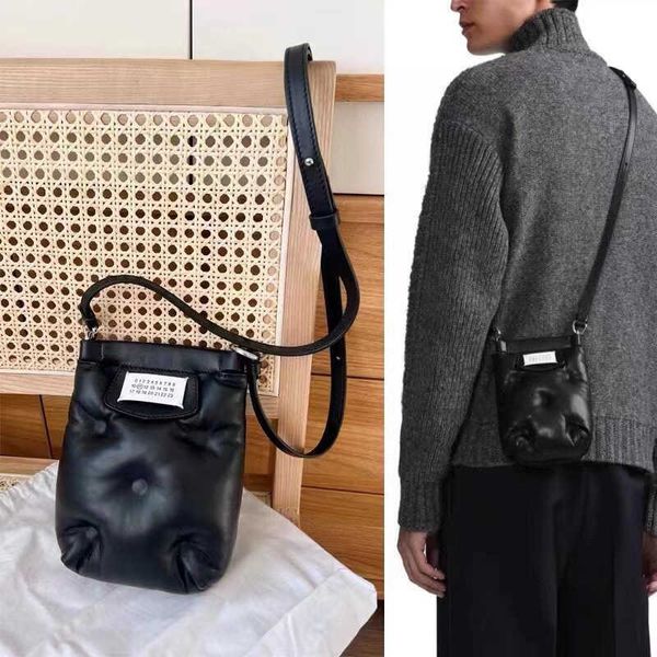 

margiela margiela style niche margiela mm6 sheepskin crossbody shoulder bag women's waist bag chest bag cloud bag