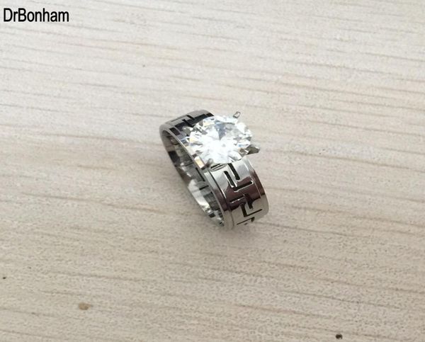 

12 ct cz diamonds rings for women punk fashion jewelry stailess steel rings trendy statement female luxury silver color ring 9493185