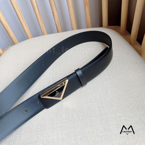 

woman mens genuine leather luxury designer belts fashion classic smooth buckle luxury belt 2colors width 3.3cm with box sizes 100 -125cm who, Black;brown