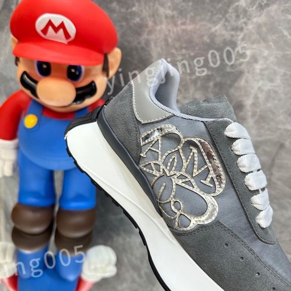 

2023 designers sneaker casual shoe sole white black leather womens espadrilles mens high-quality lace up trainers sneakers size 35-46 xsd221