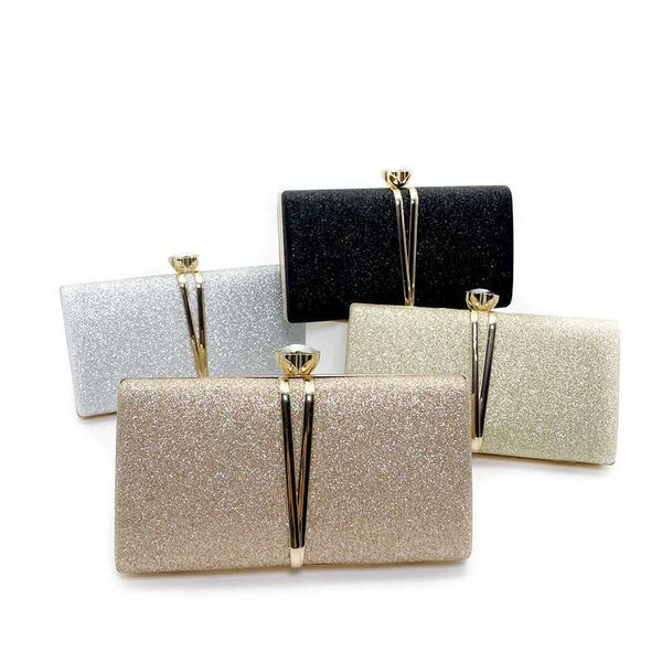 

2023 fashion dinner bag bright leather herringbone handheld bag dress handheld bag party banquet evening dress bag