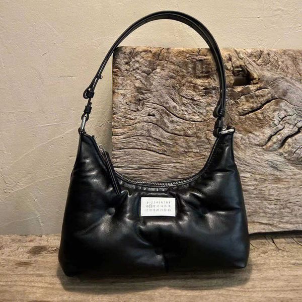 

margiela niche mm6 majira sponge cloud premium hobo sheepskin crescent hand held single shoulder underarm bag pillow bag
