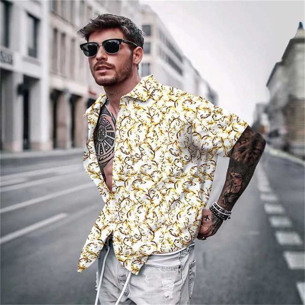 

men's casual vintage shirts short sleeve summer hawaiian shirt skinny fit various pattern man clothes cardigan blouse wyf1 wyf1 p0ge p0, White;black