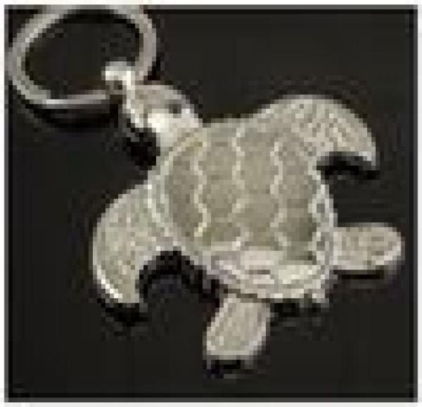 

selling advertisement gift lovely sea turtle keychains key chain keyring4240385, Slivery;golden