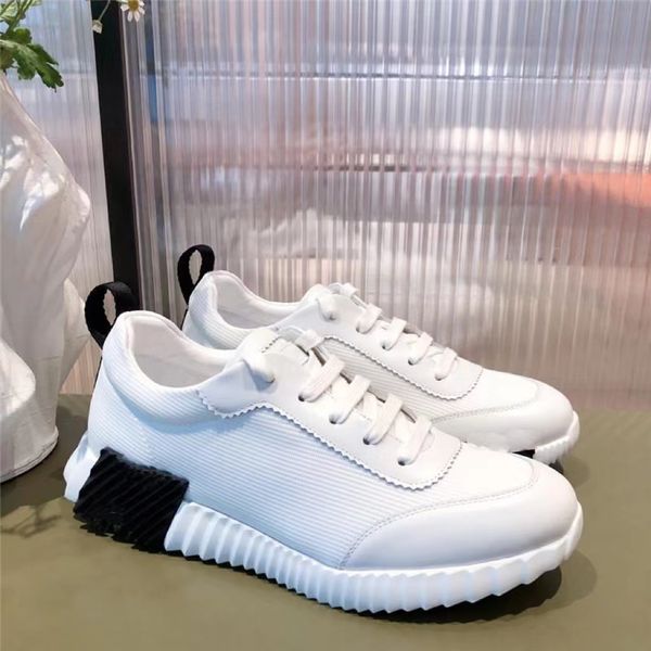 

fashion depart men h sneakers casual shoes designer flats low rubber mesh knitted breathable running shoes trainers 40-45, Black