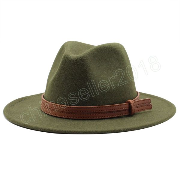 

fashion new winter wool fedora hat for women felt cap wide brim ladies trilby hat men panama party formal hat 19colors, Blue;gray