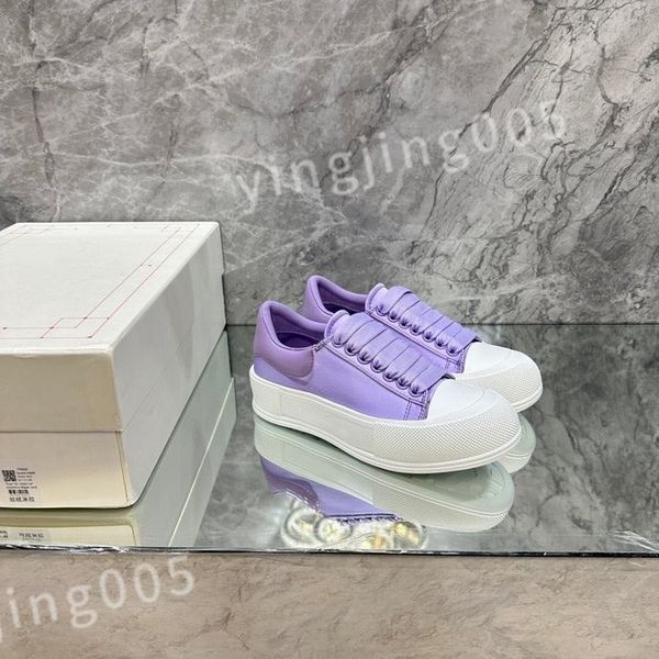 

designer stage leather casual shoes fashionable sports platform mens womens velvet white lace up alexander sneakers xsd221106, Black