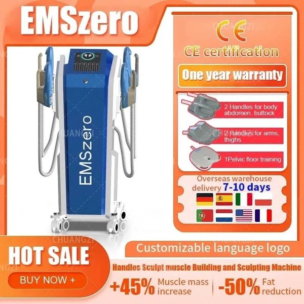 

2023 emszero professional muscle stimulator blue machine ems body muscle sculpting painless fat reduction beauty equipment