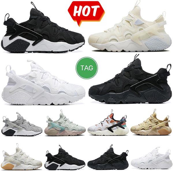 

huarache craft casual shoes sanddrift grey triple black white gum coconut milk light silver lunar new year mens womens huaraches trainers sn