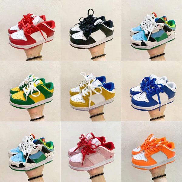 

uality s.b dunker low kids running shoes big boys girls casual fashion sneakers athletic children walking sports trainers chaussures zap, Black