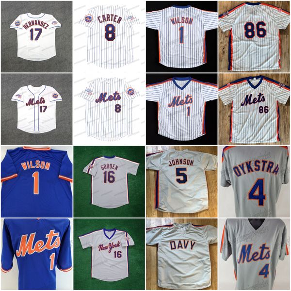

1986 world series ny mets jersey wally backman gary carter keith hernandez darryl strawberry jesse orosco ray knight, Blue;black